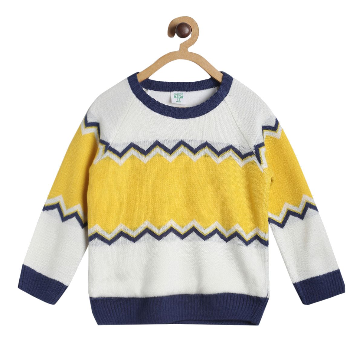 Pack of 1 sweater - marshmallow for 3-6 Months