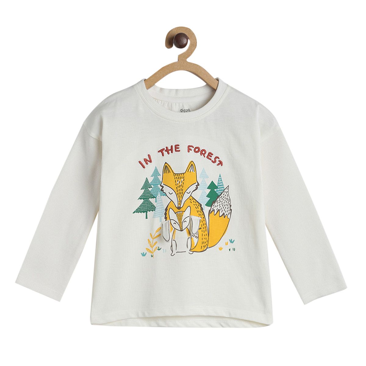 Pack of 1 knit t-shirt - white for 3-6 Months