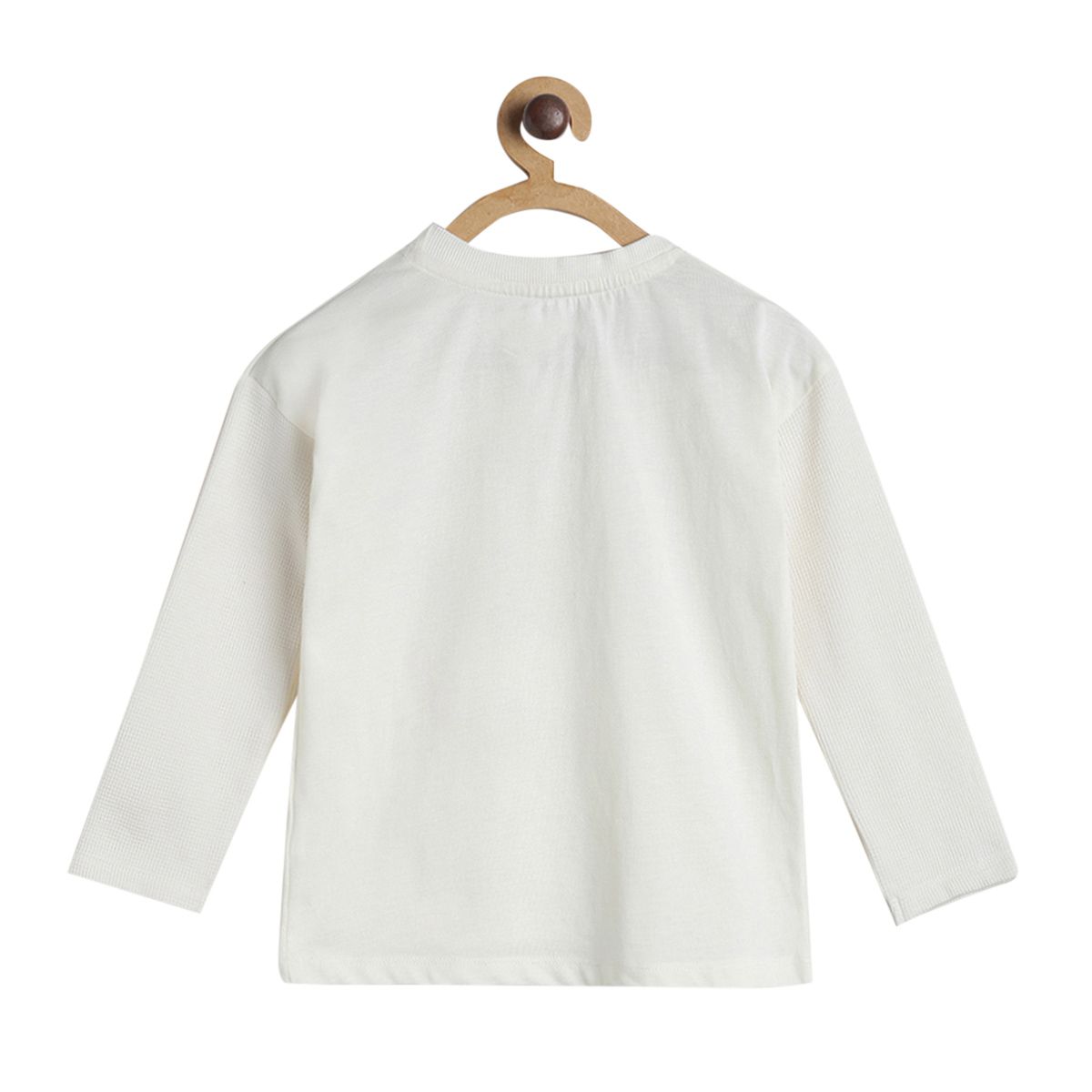 Pack of 1 knit t-shirt - white for 3-6 Months