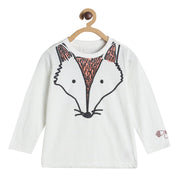 Pack of 1 knit t-shirt - white for 3-6 Months