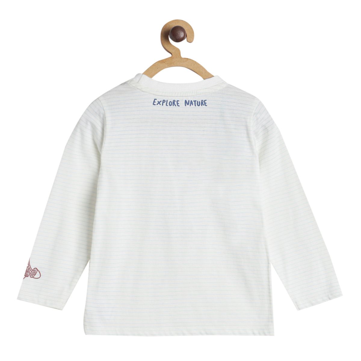 Pack of 1 knit t-shirt - white for 3-6 Months