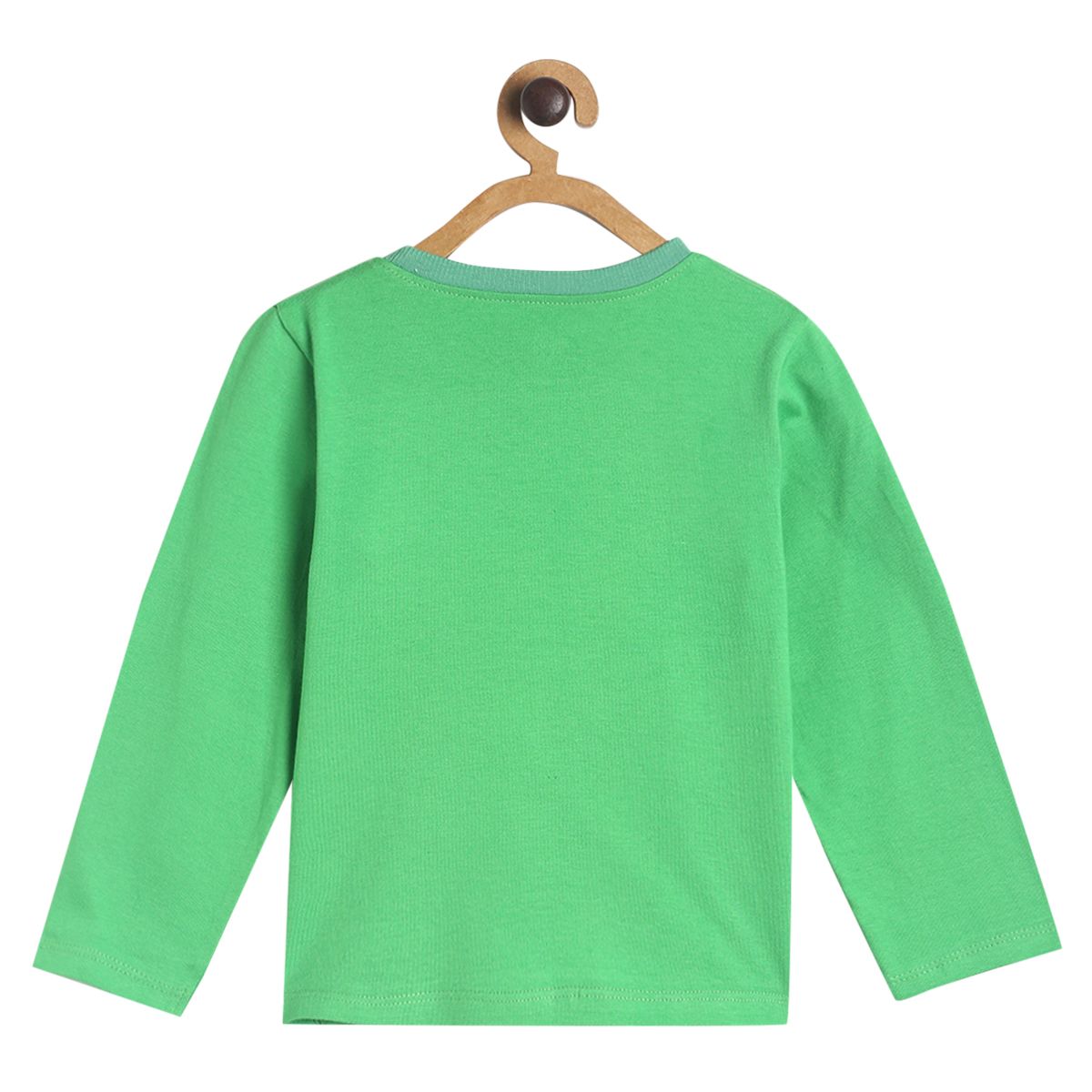 Pack of 1 knit t-shirt - green for 3-6 Months