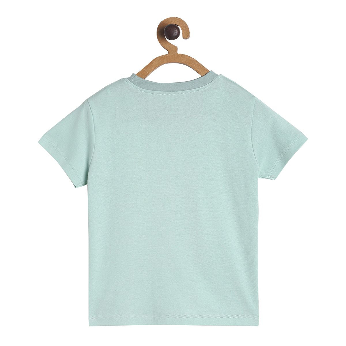 Pack of 1 knit t-shirt - light green for 3-6 Months