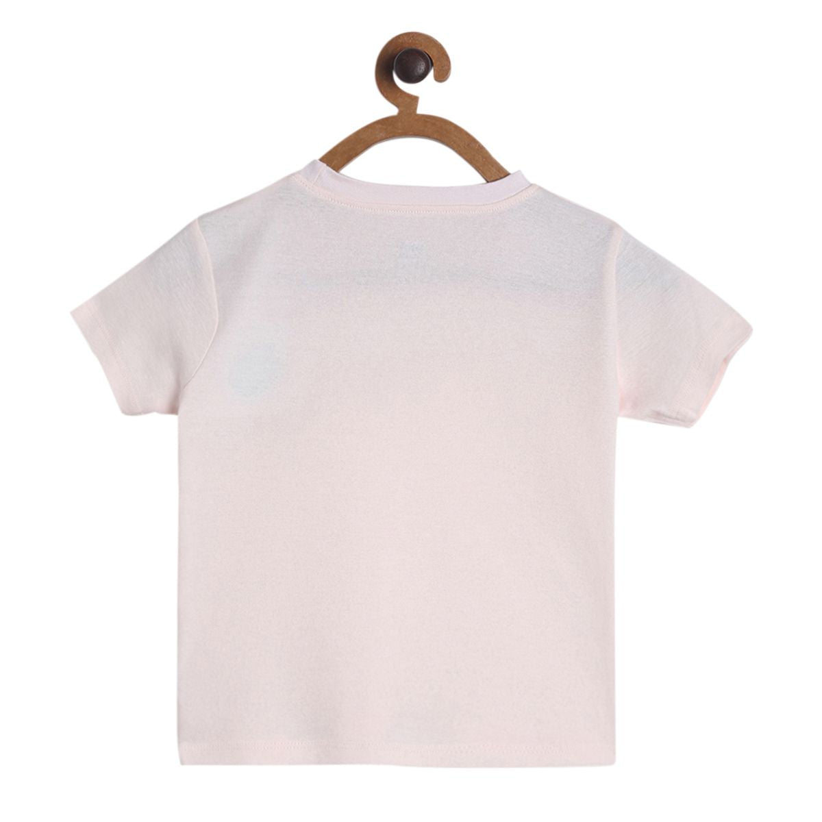 Pack of 1 knit t-shirt - light pink for 3-6 Months