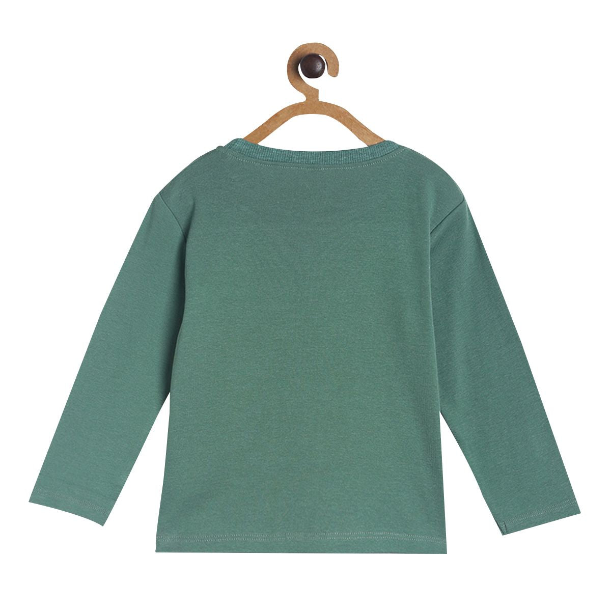 Pack of 1 knit t-shirt - olive for 3-6 Months