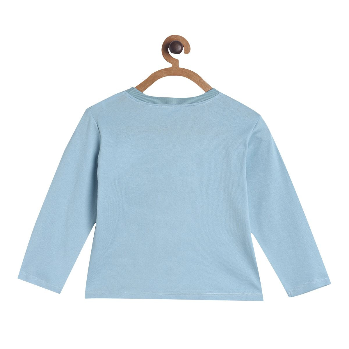 Pack of 1 knit t-shirt - blue for 3-6 Months