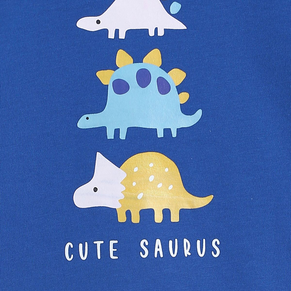 Pack of 1 knit t-shirt - blue for 3-6 Months