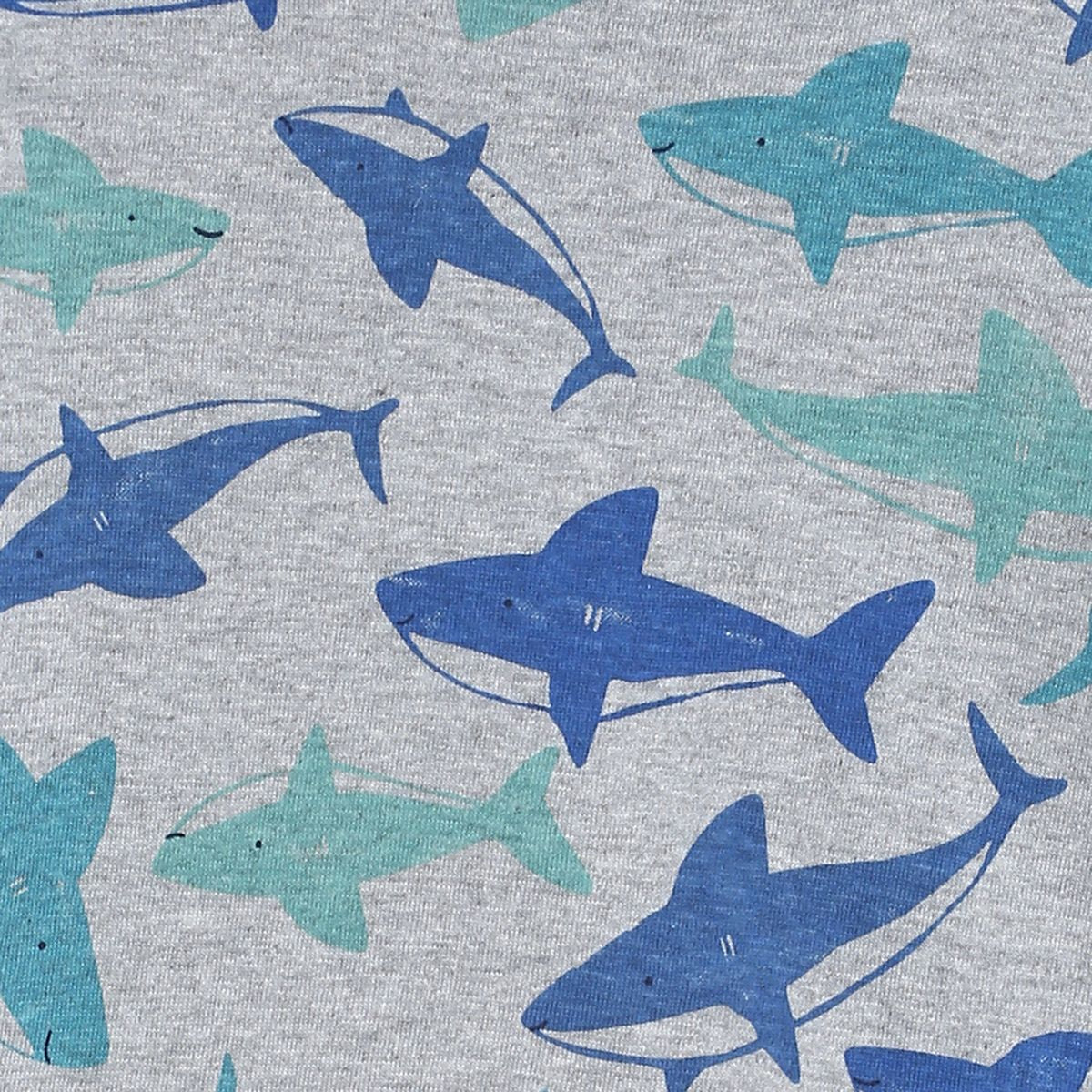 Pack of 1 knit t-shirt - grey for 3-6 Months
