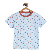 Pack of 1 knit t-shirt - grey for 3-6 Months