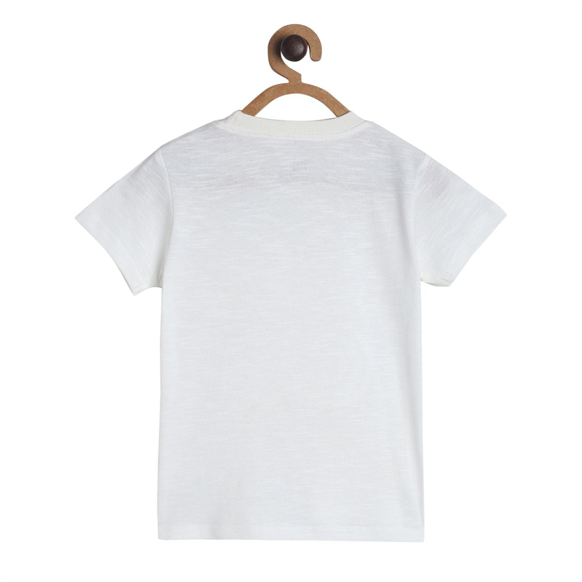 Pack of 1 knit t-shirt - marshmallow for 3-6 Months