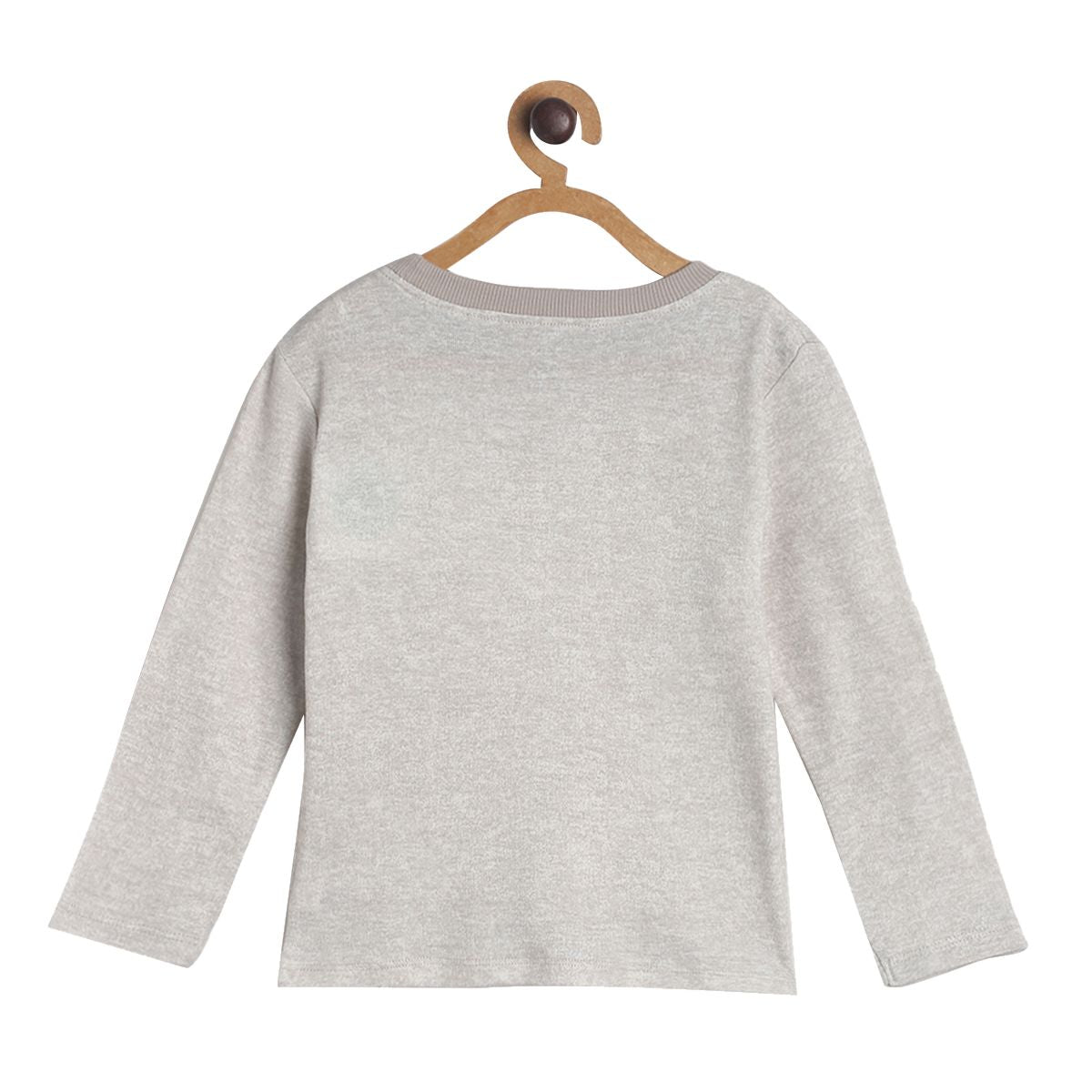 Pack of 1 knit t-shirt - grey for 3-6 Months