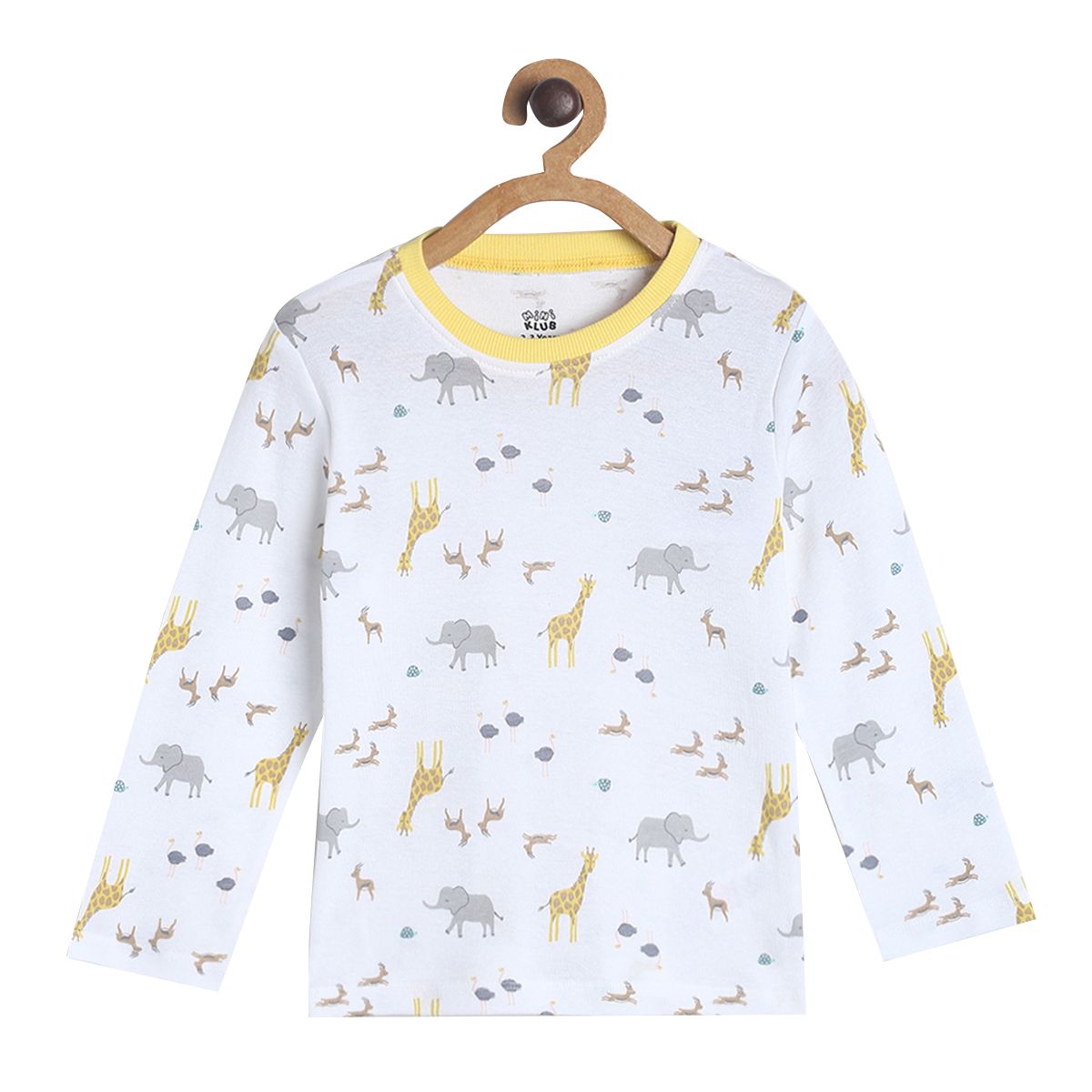 Pack of 1 knit t-shirt - white for 3-6 Months