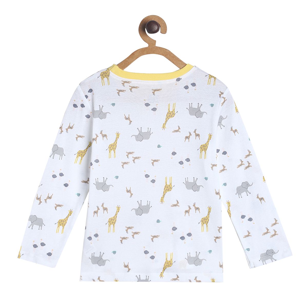 Pack of 1 knit t-shirt - white for 3-6 Months