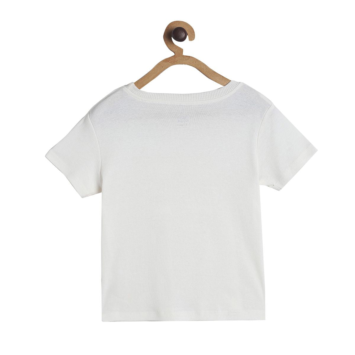 Pack of 1 knit t-shirt - marshmallow for 3-6 Months