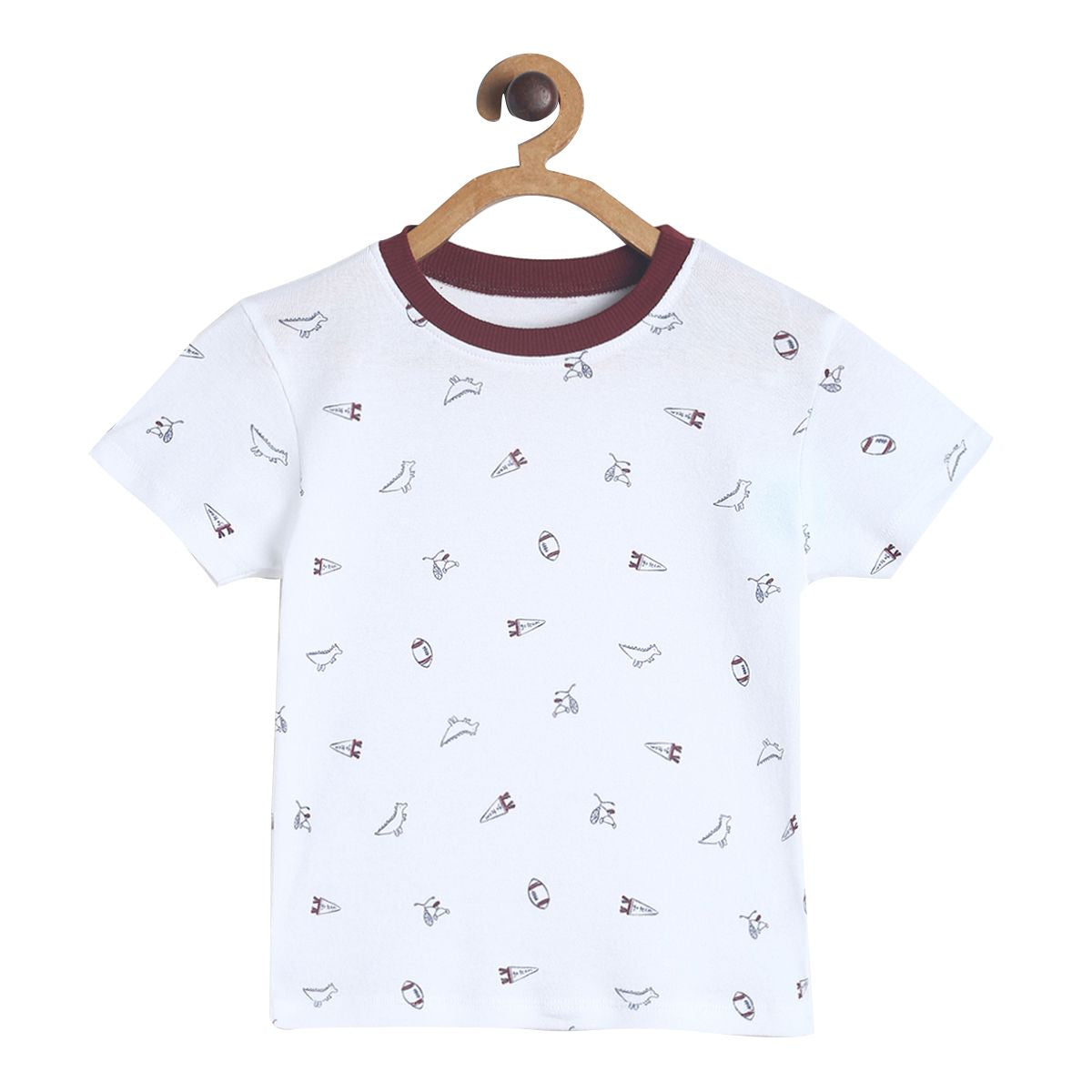 Pack of 1 knit t-shirt - grey for 3-6 Months