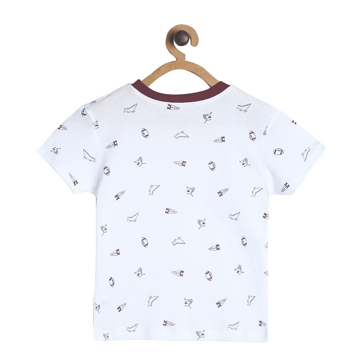 Pack of 1 knit t-shirt - grey for 3-6 Months