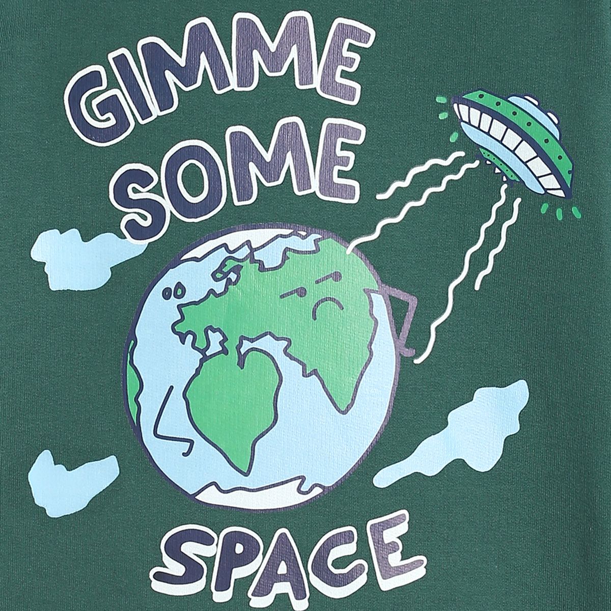 Pack of 1 knit t-shirt - green for 3-6 Months