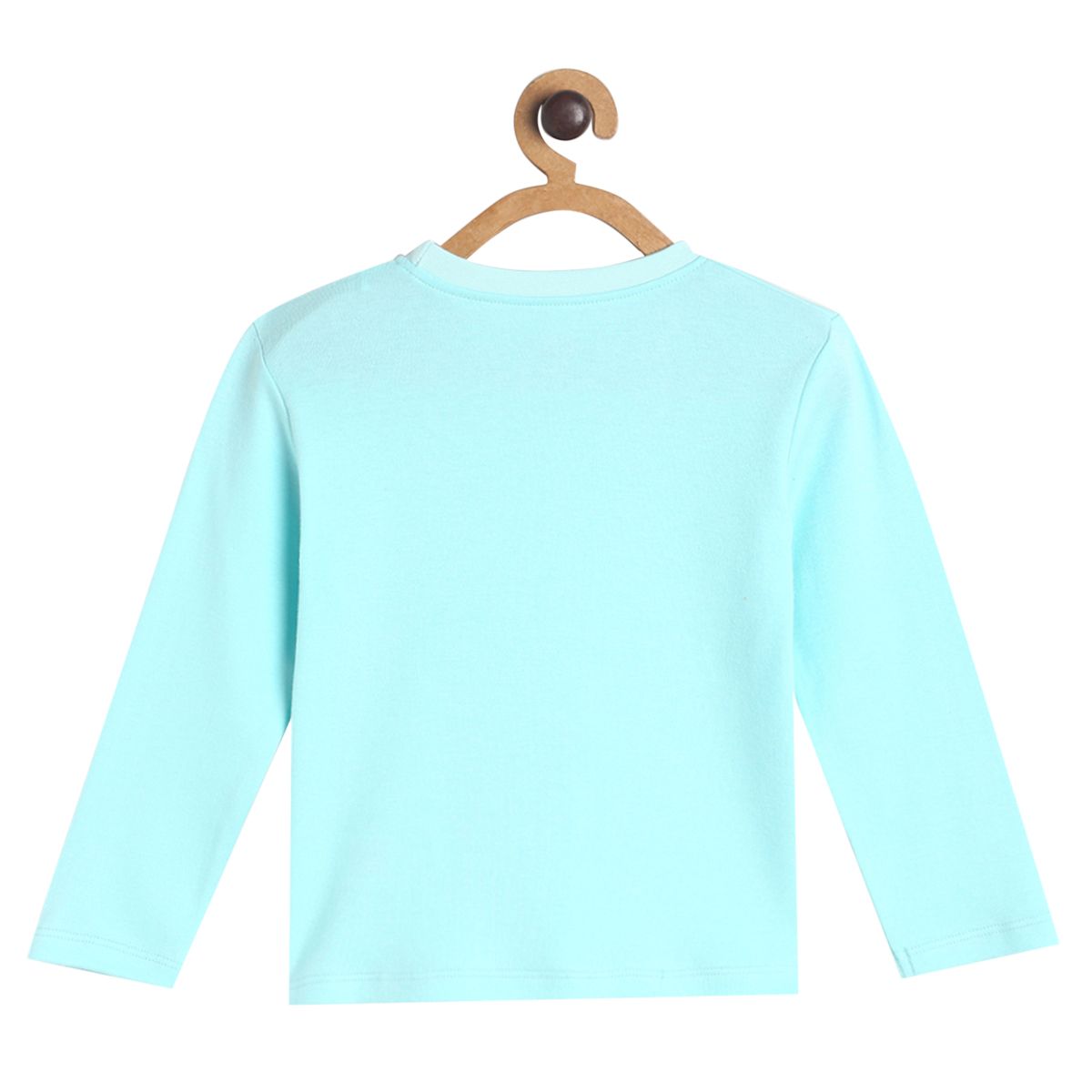 Pack of 1 knit t-shirt - aqua for 3-6 Months
