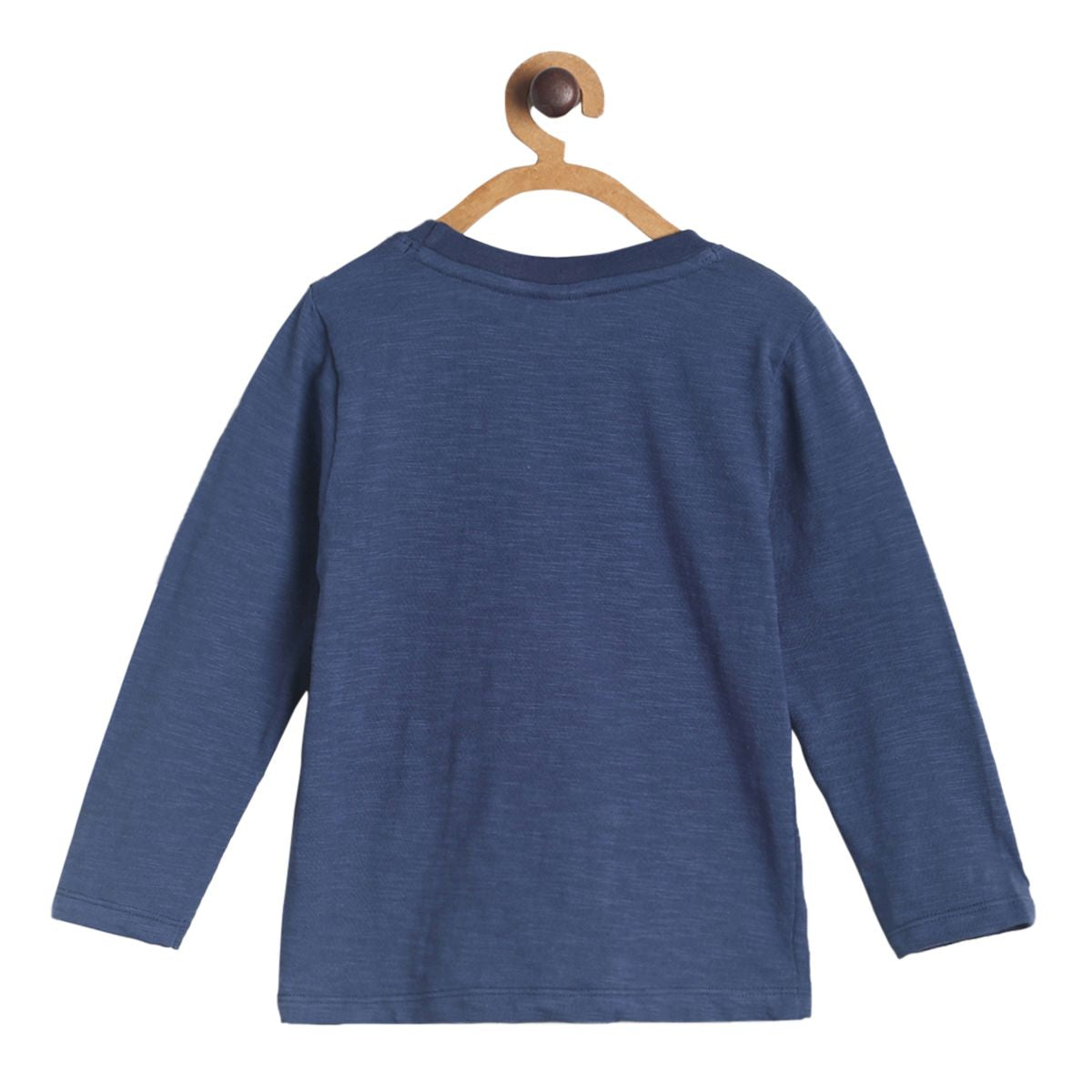 Pack of 1 knit t-shirt - blue for 3-6 Months