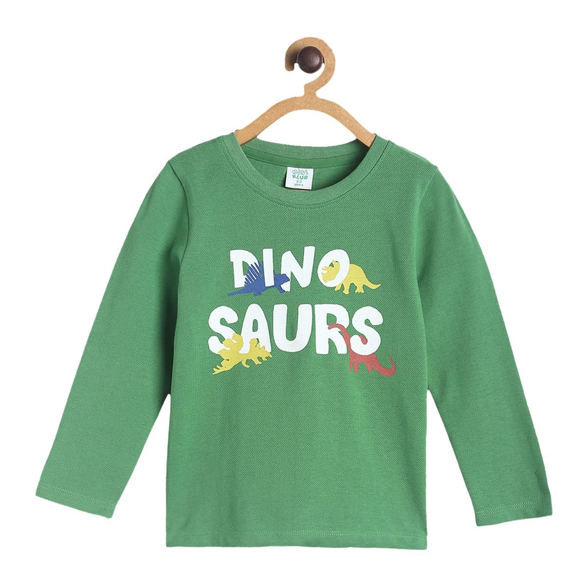 Pack of 1 knit t-shirt - green for 3-6 Months