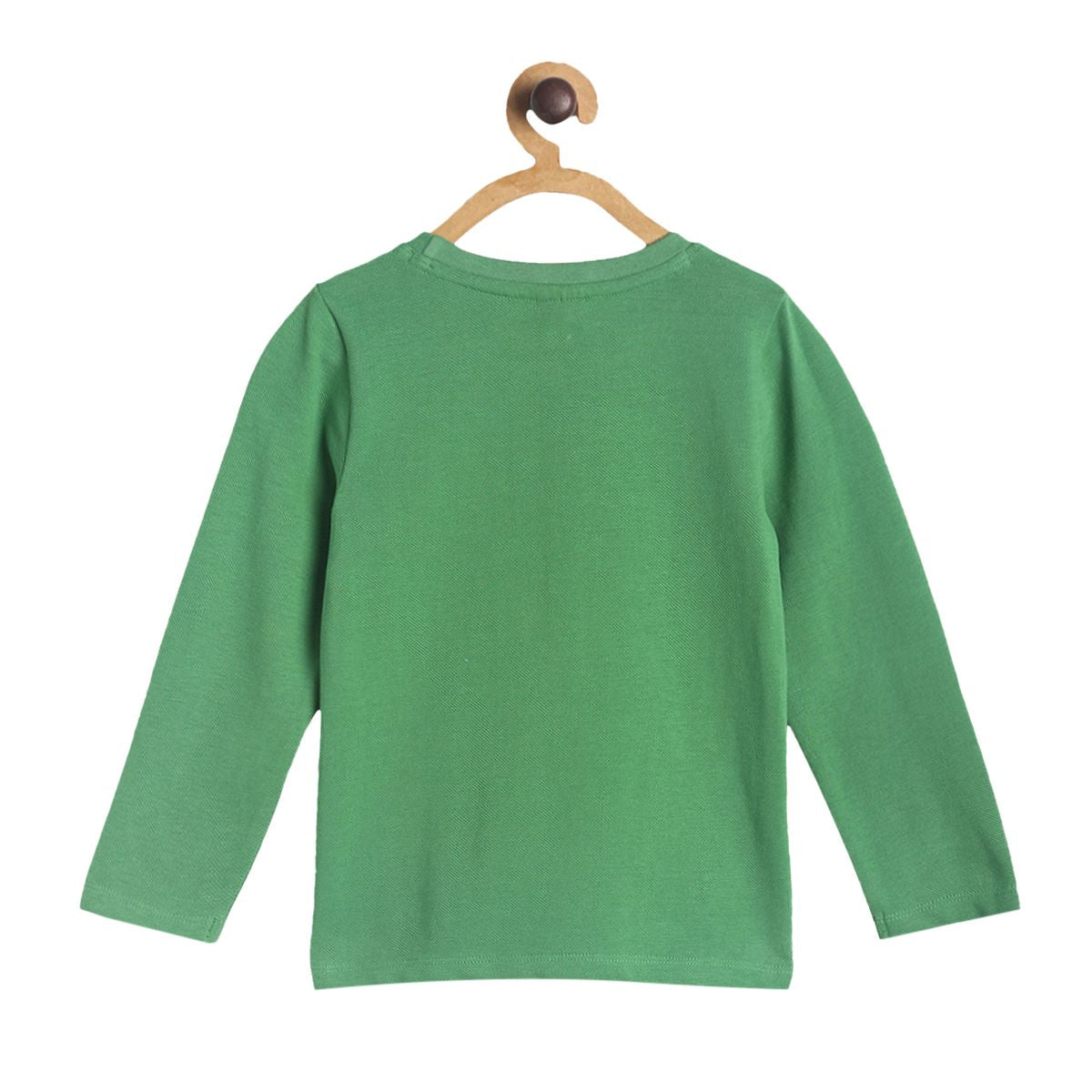 Pack of 1 knit t-shirt - green for 3-6 Months