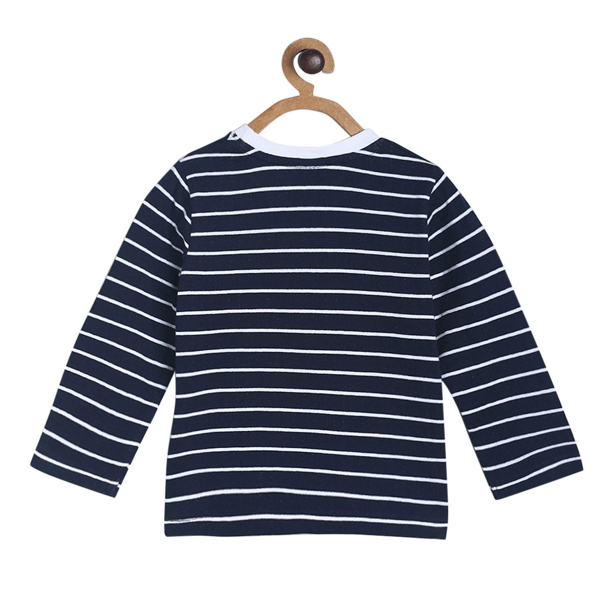 Pack of 1 knit t-shirt - black for 3-6 Months