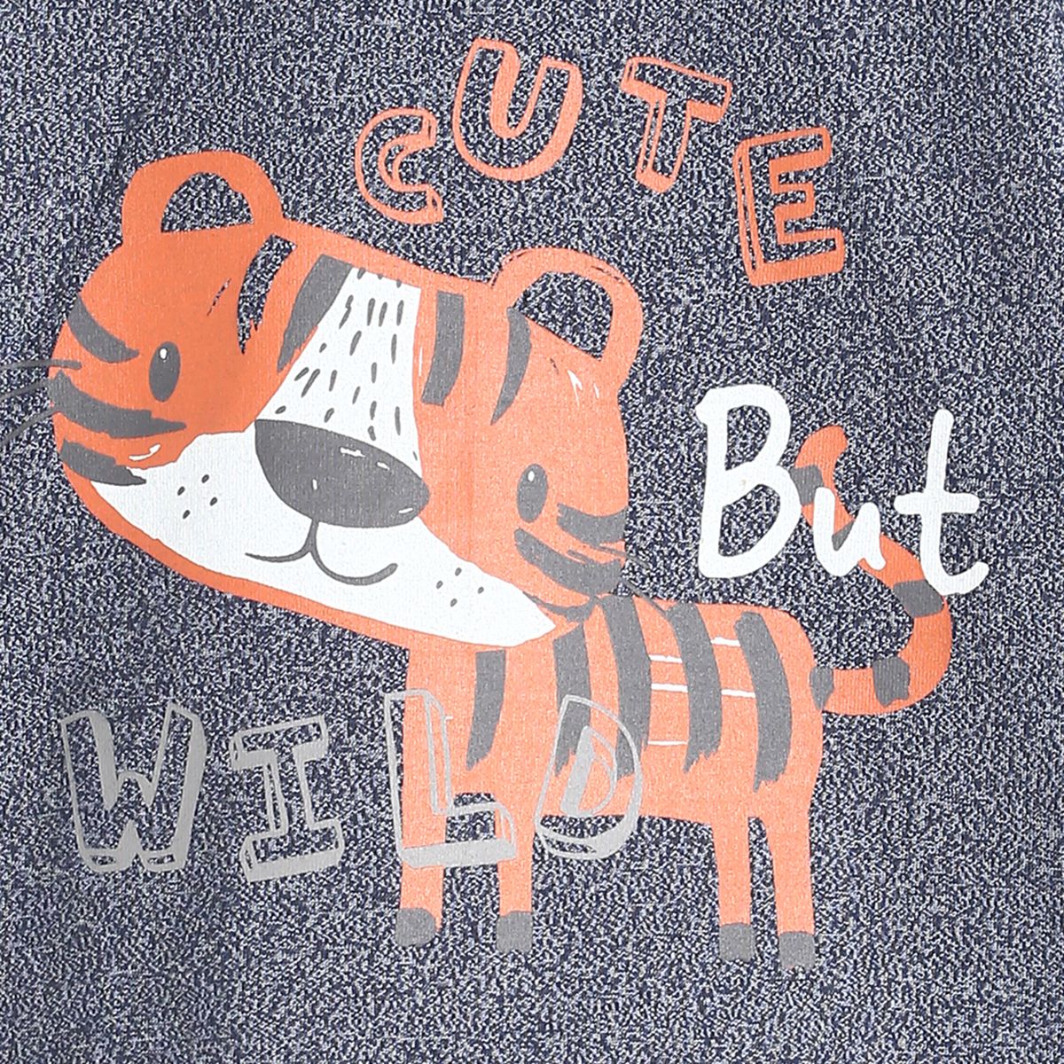 Pack of 1 knit t-shirt - grey for 3-6 Months