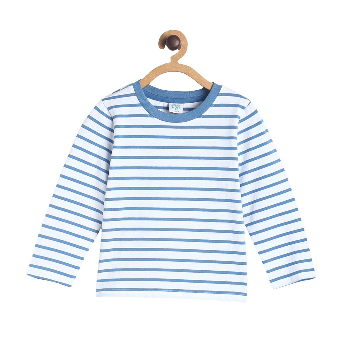 Pack of 1 knit t-shirt - blue for 3-6 Months