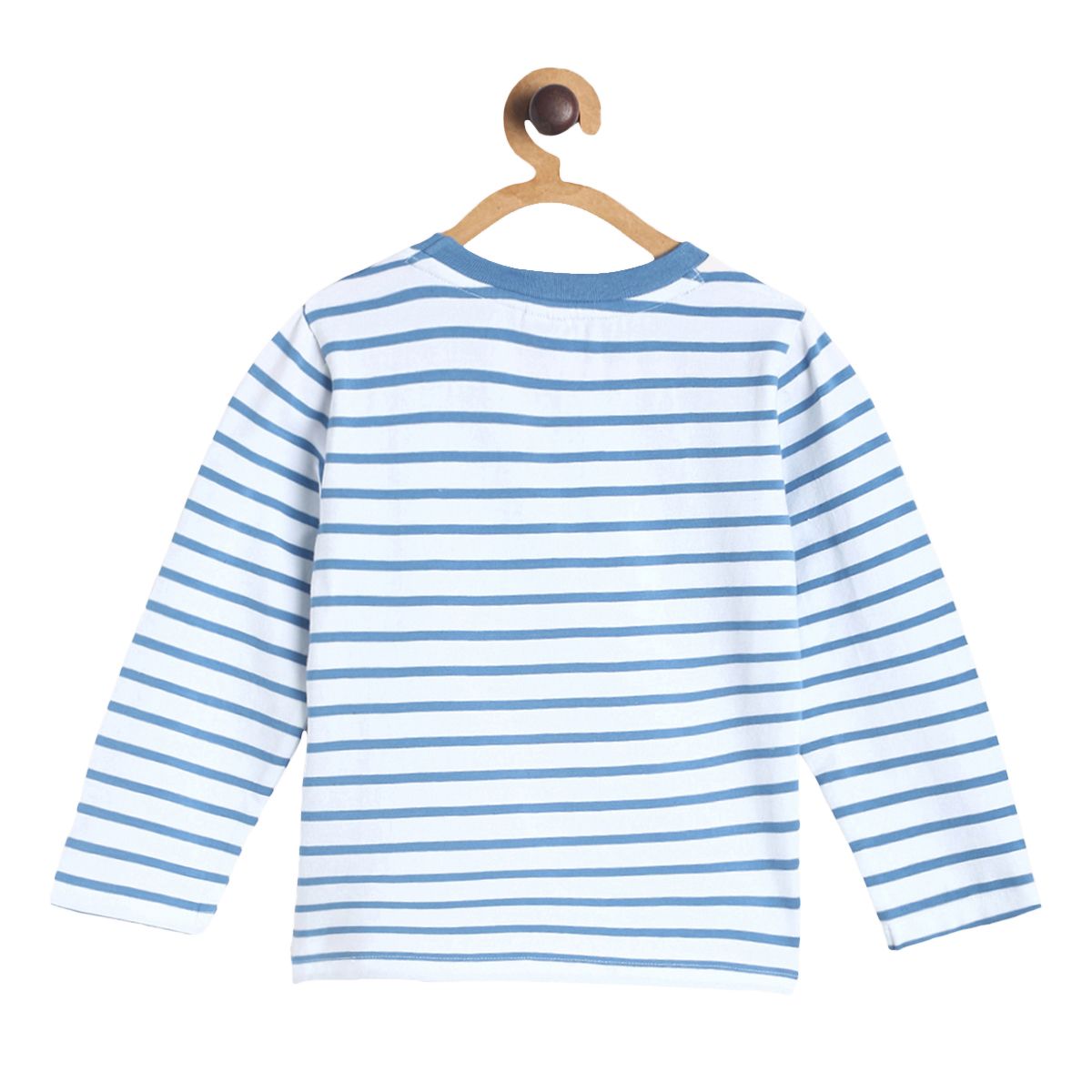 Pack of 1 knit t-shirt - blue for 3-6 Months