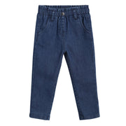 Pack of 1 denim pant - dark denim blue for 3-6 Months