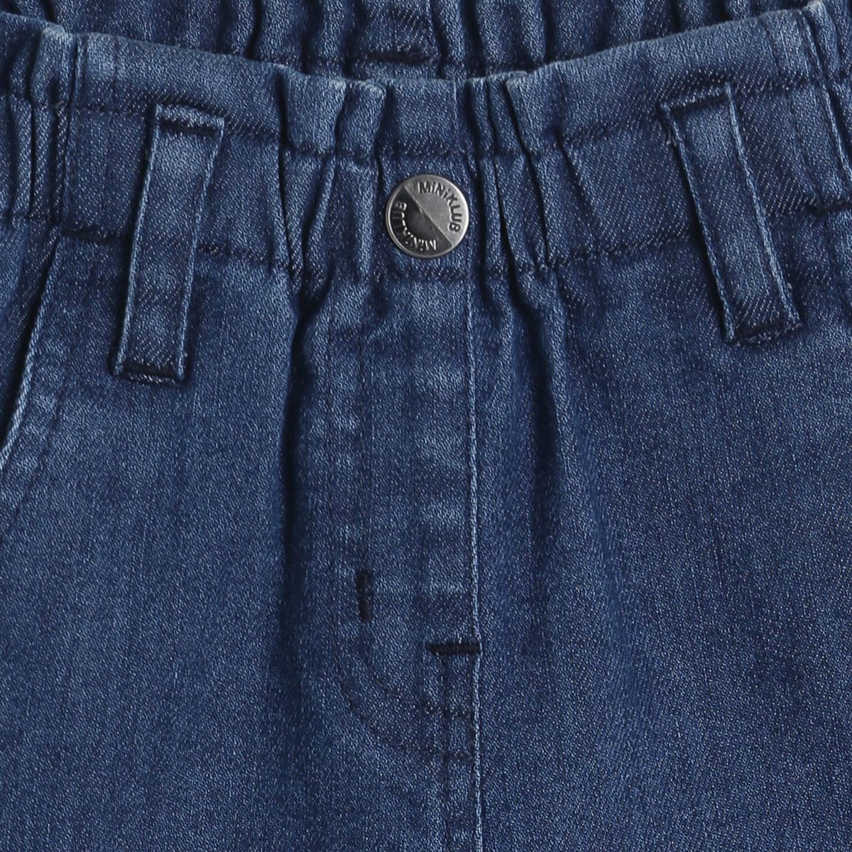 Pack of 1 denim pant - dark denim blue for 3-6 Months