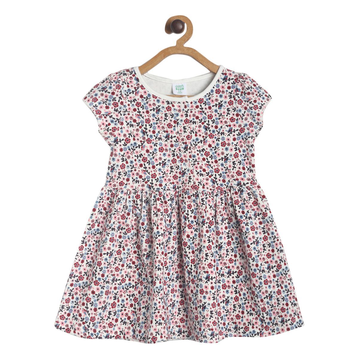 Pack of 1 knit dress - purple for 3-6 Months