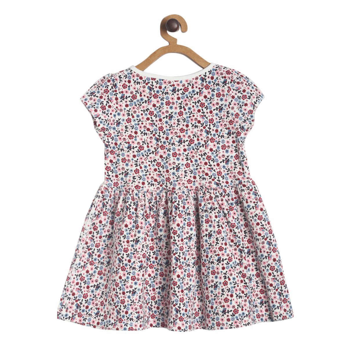 Pack of 1 knit dress - purple for 3-6 Months