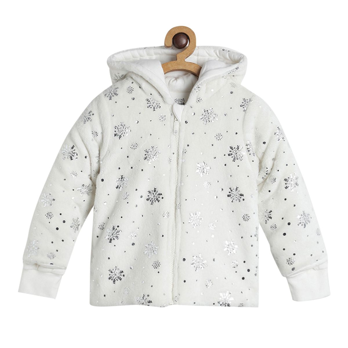 Pack of 1 knit hooded jacket - white for 3-6 Months