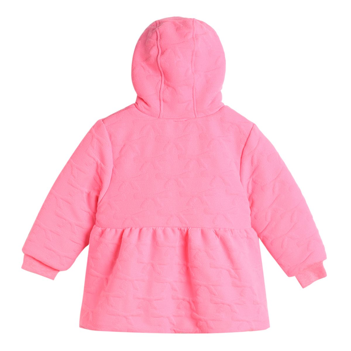 Pack of 1 knit hooded jacket - pink for 3-6 Months