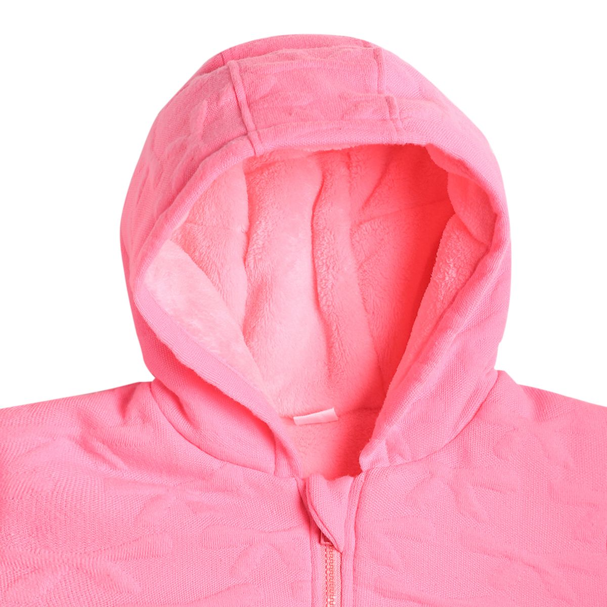 Pack of 1 knit hooded jacket - pink for 3-6 Months