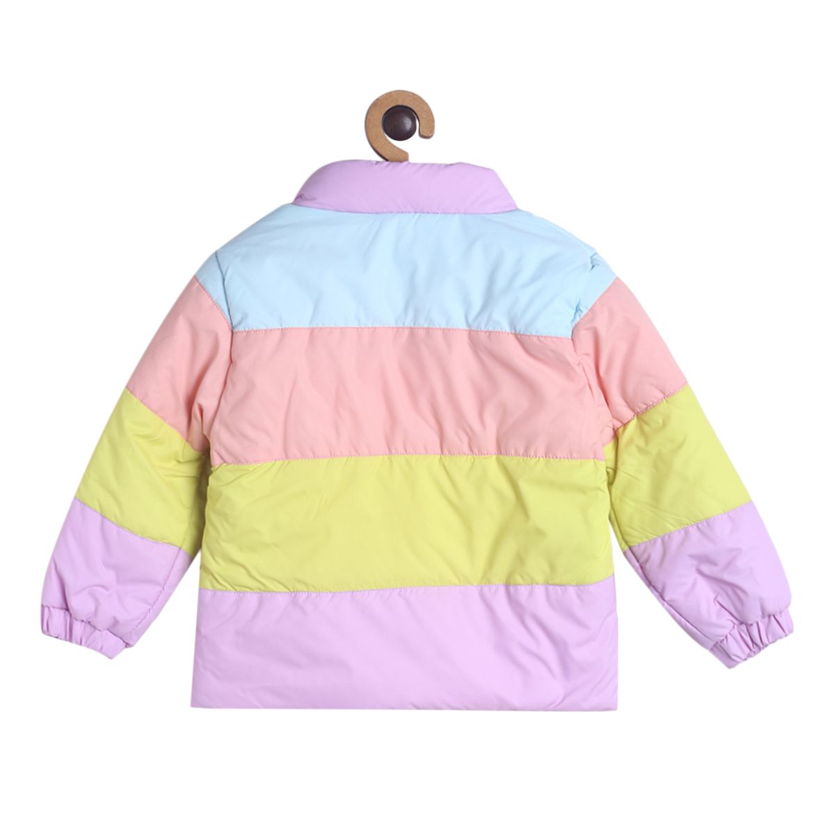 Pack of 1 winter jacket - baby pink & light purple for 3-6 Months