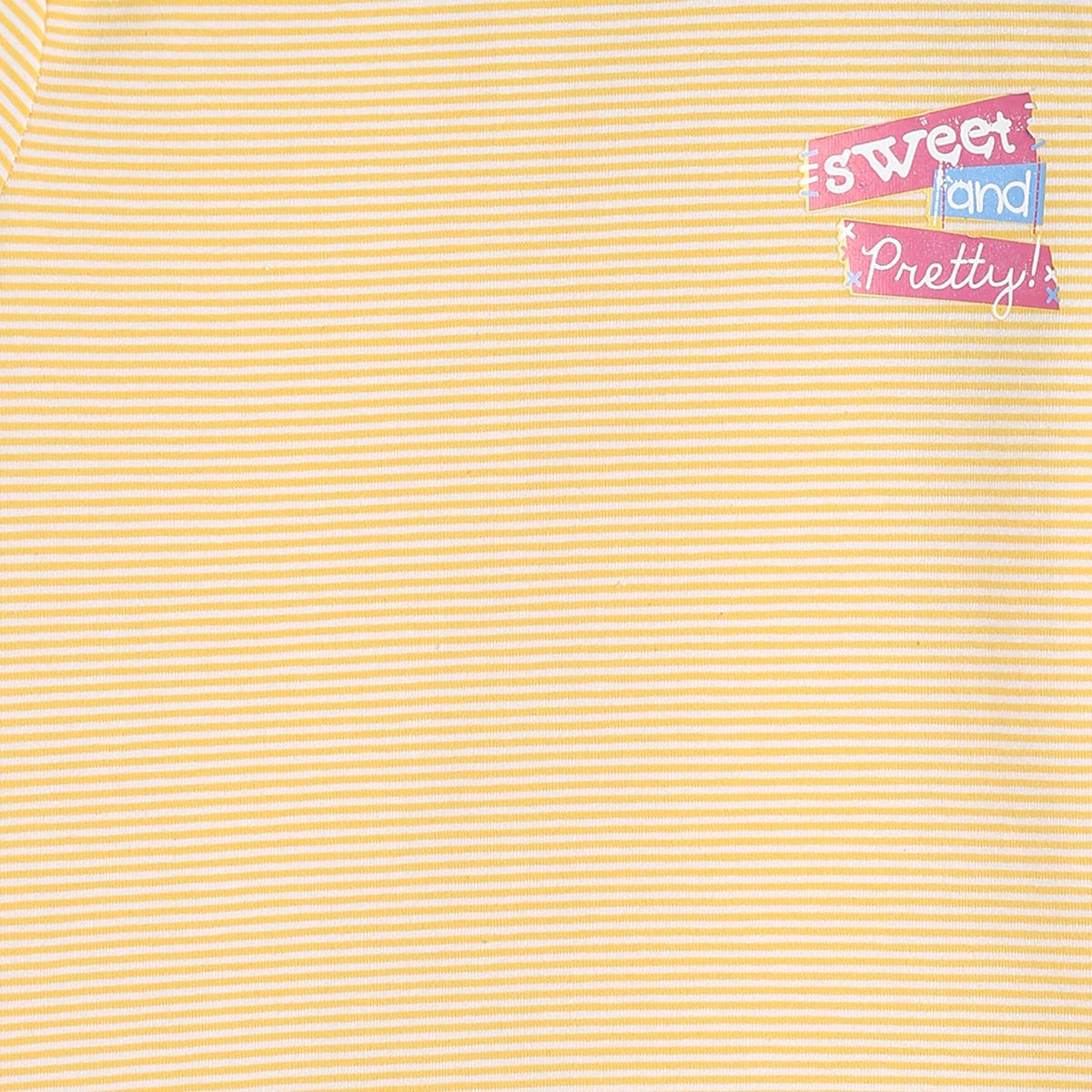 Pack of 1 knit top - yellow for 3-6 Months