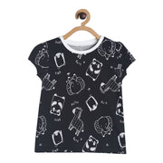 Pack of 1 knit top - black for 3-6 Months