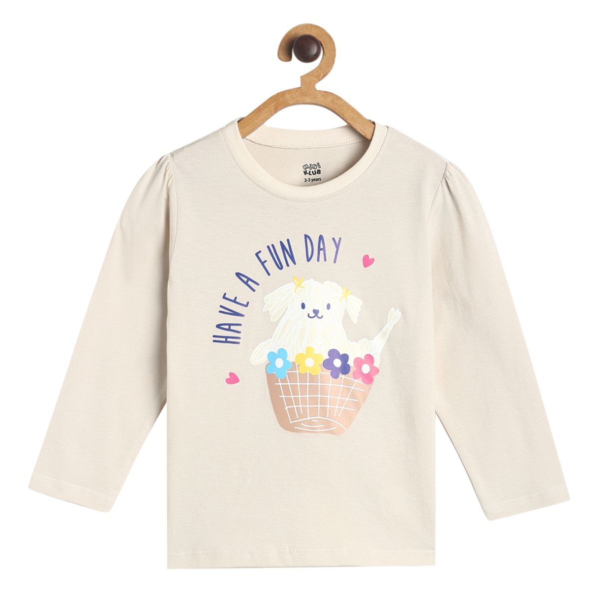 Pack of 1 knit top - marshmallow for 3-6 Months