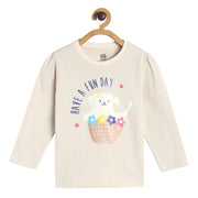 Pack of 1 knit top - marshmallow for 3-6 Months