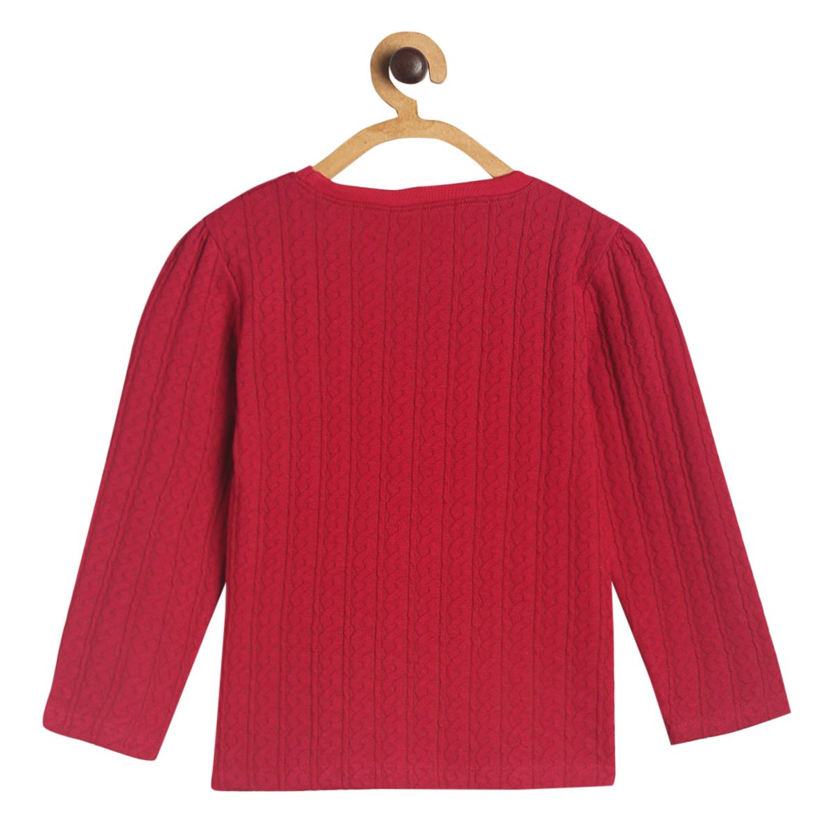 Pack of 1 knit top - red for 3-6 Months