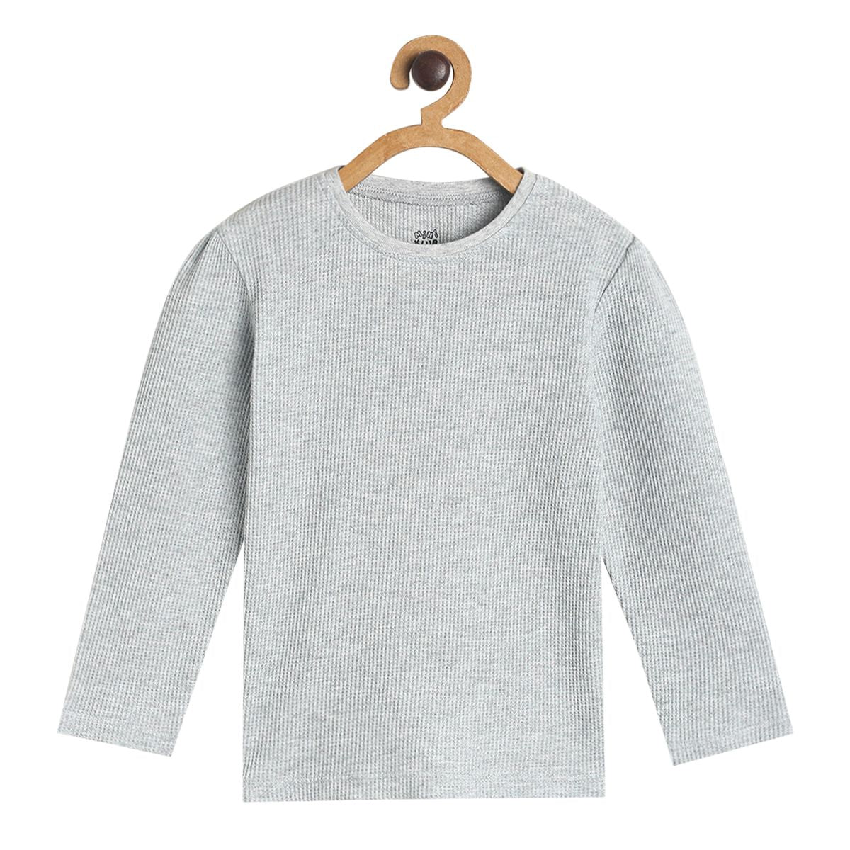 Pack of 1 knit top - grey for 3-6 Months