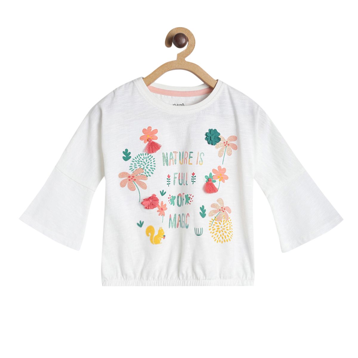 Pack of 1 knit top - white for 3-6 Months