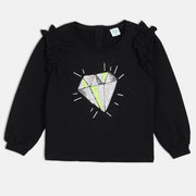 Pack of 1 knit top - lime for 3-6 Months