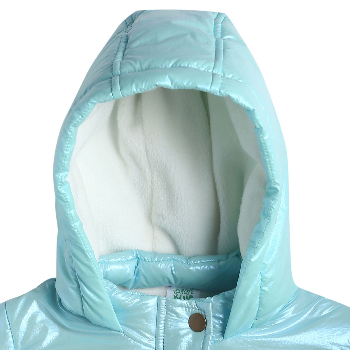 Pack of 1 hooded long jacket - aqua for 3-6 Months