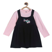 Pack of 2 pinny set - black for 3-6 Months