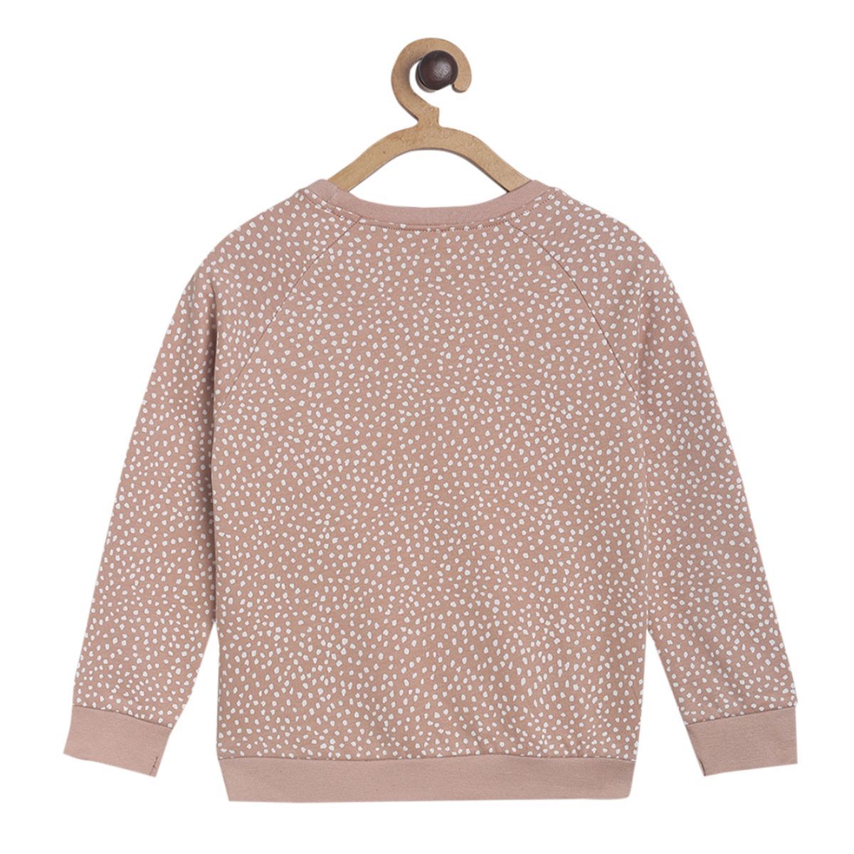 Pack of 1 knit sweat shirt - beige for 3-6 Months