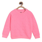 Pack of 1 knit sweat shirt - pink for 3-6 Months