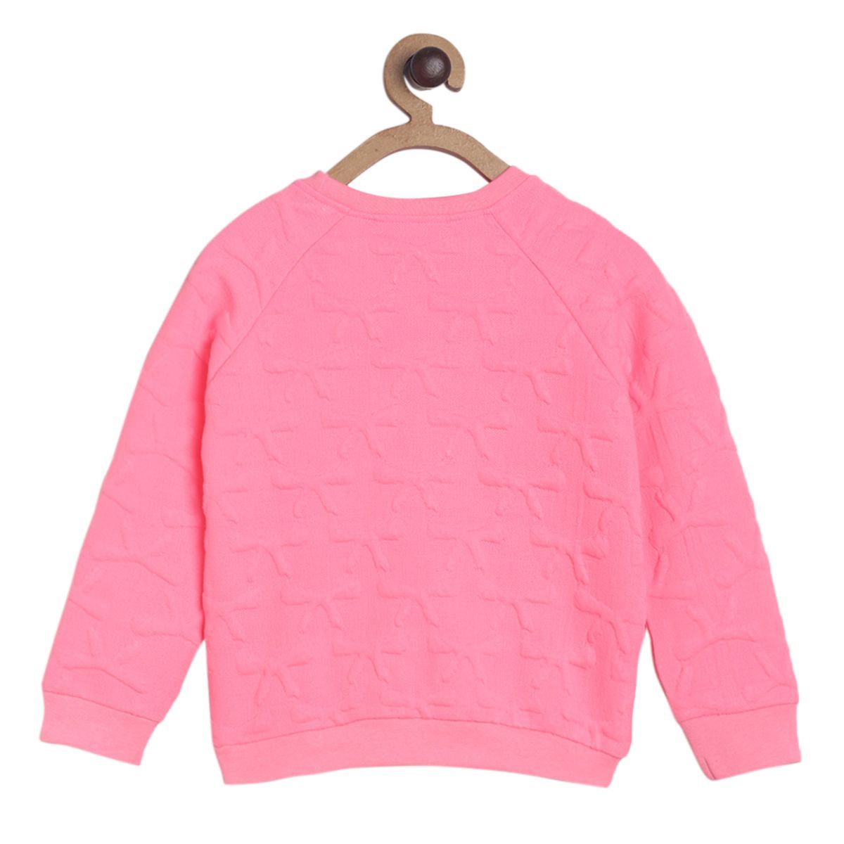 Pack of 1 knit sweat shirt - pink for 3-6 Months